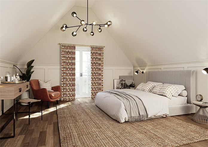 Castillo Velvet, Copper - Made to Measure Curtain - Image 7